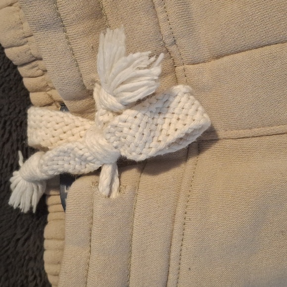 Mens Free Planet Beige Sweatpant Shorts - Picture 3 of 8